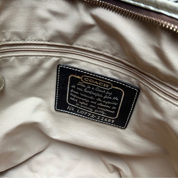 Coach Brown and Tan Women's Bag - Picture 8 of 10